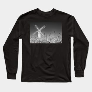 Thurne Mill in rural Norfolk, UK Long Sleeve T-Shirt